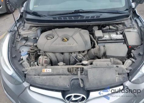 2016 Hyundai Elantra Se from USA, damaged, VIN 5NPDH4AE9GH736623